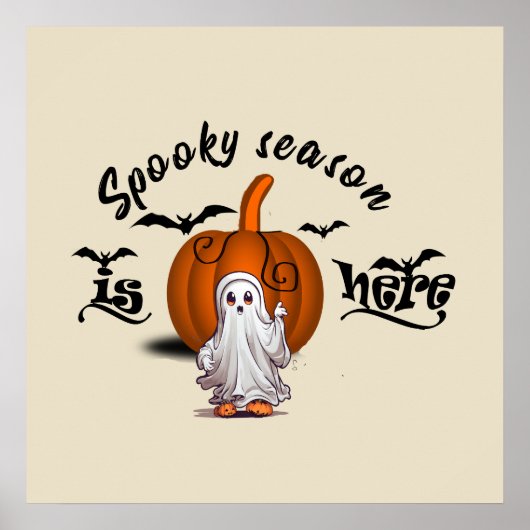 楽しいハロウィーン、お化けの季節がやってきた ポスター (正面)