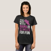 楽しいハーフマラソン女子ランニングトレーニング Tシャツ (正面フル)