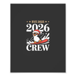楽しいバイバイ2025 2026 お正月 フレンズ スクワッド フォトプリント           