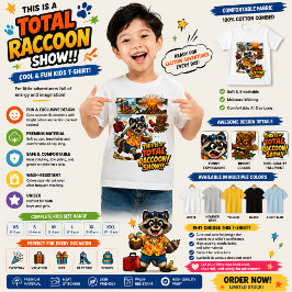 楽しいバカンスのカオスカートゥーン デザイン トライブレンドTシャツ