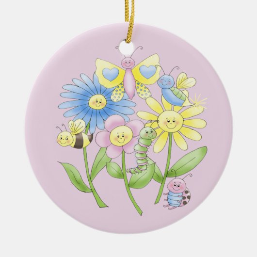 楽しいバグ セラミックオーナメント (正面)