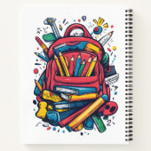 楽しいバックパック学校用品ノートブック ノートブック (裏面)