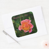楽しいバラ スクエアシール (封筒)