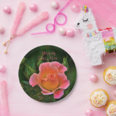 楽しいバラ ペーパープレート (パーティー)