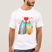 楽しいバレンタインデー Tシャツ (正面)