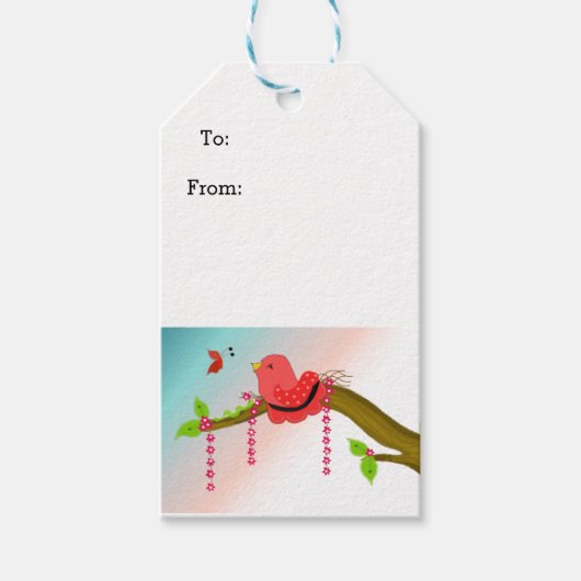 楽しいバーディ ギフトタグ (正面)