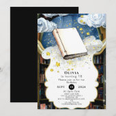 楽しいパステル カスタム ストーリーブック 誕生日 招待状 (正面/裏面)