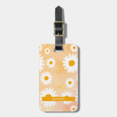 楽しいパーソナライズされたデイジーラゲージタグ ラゲッジタグ (正面縦)