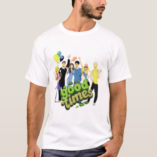 楽しいパーティーのイラスト Tシャツ (正面)