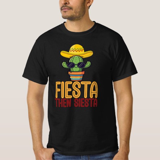 楽しいパーティーの後はお昼寝 Tシャツ (正面)