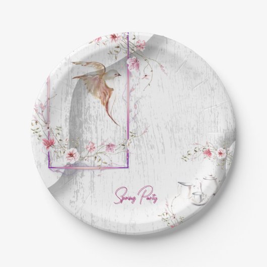 楽しいパーティー紙プレート ペーパープレート (正面)