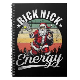 楽しいビッグニックエナジーサンタテニスクリスマス ノートブック