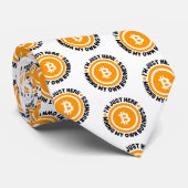 楽しいビットコイン 私のビジネスだけをマイニング中 Crypto ネクタイ (ロール)