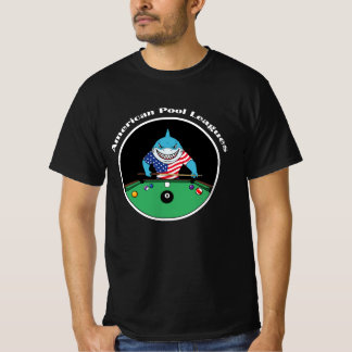 楽しいビリヤード アメリカンプールリーグ Tシャツ