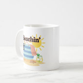 楽しいビーチタイム  コーヒーマグカップ (正面左)