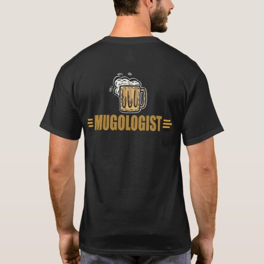 楽しいビール飲み Tシャツ (裏面)