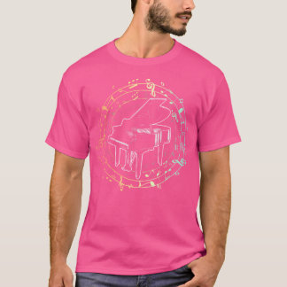 楽しいピアノ奏者ギフト ピアニストジョーク キーボードピアノ Tシャツ
