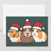 楽しいピグマス モルモット クリスマス 動物好き (正面/裏面)