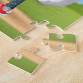 楽しいピザのブライダルシャワー ジグソーパズル (側面)