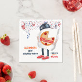 楽しいピザパーティー スタンダードカクテルナプキン (インサイチュ)