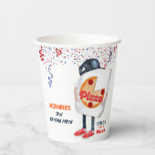 楽しいピザパーティー 紙コップ (裏面)