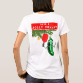 楽しいピックルボール クリスマス Tシャツ (裏面)