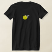 楽しいピックルボールTシャツ – Just One More Game 🏓 | P Tシャツ (レイダウン裏面)