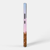 楽しいピンクの朝サムスンの電話ケース SAMSUNG GALAXYケース (右側面)