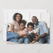 楽しいピンクの賛美写真のクリスマスの休日 シーズンカード (裏面)