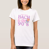 楽しいピンクの90年代レトロバチェラー Tシャツ (正面)