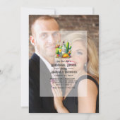 楽しいフィエスタの結婚式リハーサルディナーをタコについて語ろう 招待状 (正面)