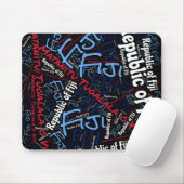 楽しいフィジー国旗の色の愛国心 マウスパッド (マウス)