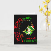 楽しいフィッシュマス すべての釣り人へ カード (黄色い花)