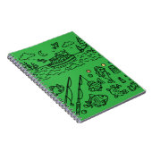 楽しいフィッシングアドベンチャードゥードルアート ノートブック (右側)