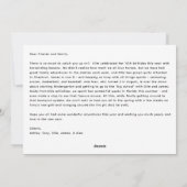 楽しいフェスティブルの渦巻き写真ホリデーカード シーズンカード (裏面)
