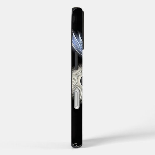 楽しいフクロウの顔の携帯ケース Case-Mate iPhoneケース (裏面 / 右)