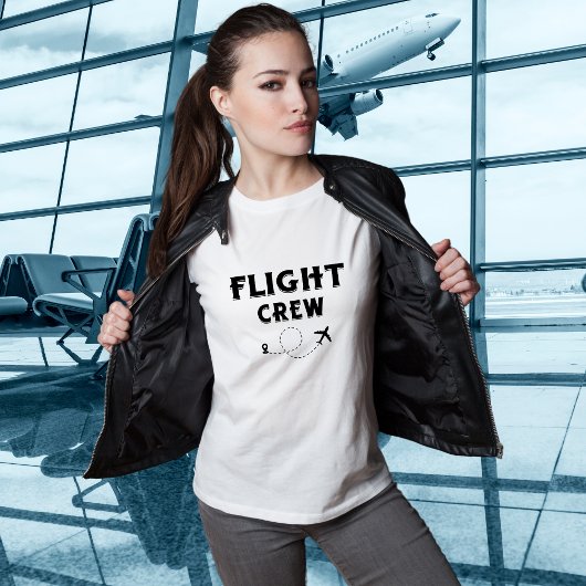 楽しいフライトクルー 飛行機 空の旅 Tシャツ