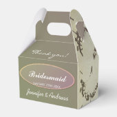楽しいフローラ結婚式の引き出物 フェイバーボックス (裏面サイド)