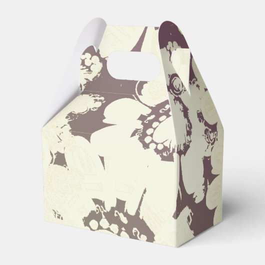 楽しいフローラ結婚式の引き出物 フェイバーボックス (正面サイド)