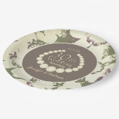 楽しいフローラ30周年記念 ペーパープレート (アングル)