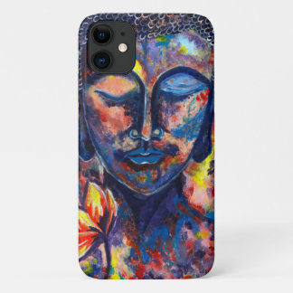 楽しいブッダオリジナル抽象芸術アートワーク iPhone 11 ケース