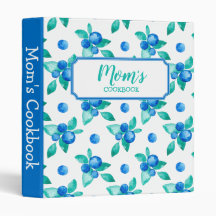 楽しいブルーベリーレシピ3リングや輪バインダー