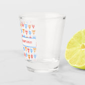 楽しいプールパーティー カスタマイズされたブライズゲート ショットグラス (右)