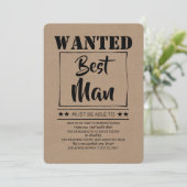 楽しいベストマン・グルームズマン提案 招待状 (スタンド正面)