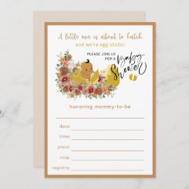 楽しいベビーシャワー記入式招待状 No 2 招待状