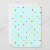 楽しいベビーシャワー 招待状 (裏面)