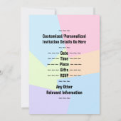 楽しいベーシック「65歳の誕生日宴会」招待状 招待状 (裏面)