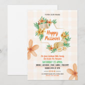 楽しいペサハのお知らせチラシ 招待状 (正面/裏面)