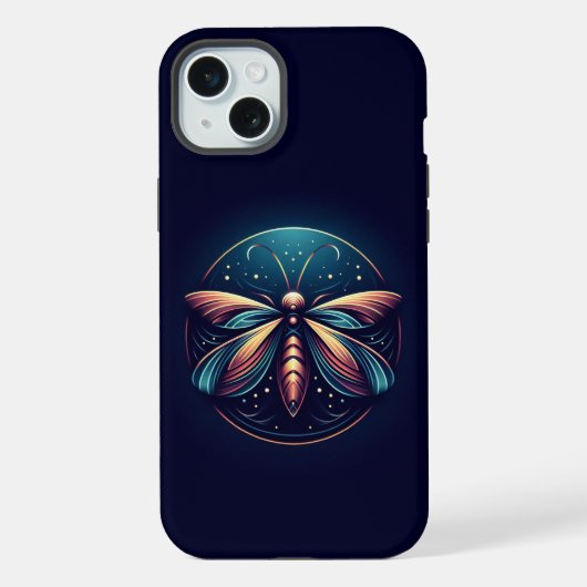 楽しいホタル ロゴ iPhoneケース (裏面)