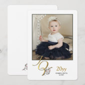 楽しいホリデーの写真カード シーズンカード (正面/裏面)